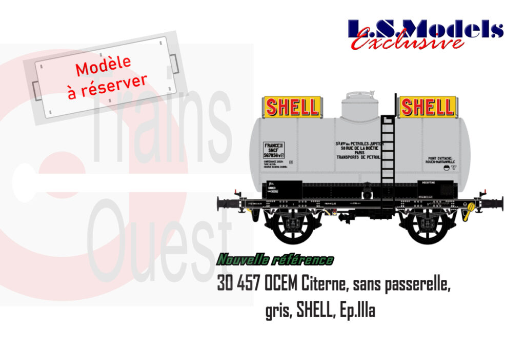 Lsm Wagon Citerne Shell Trains Ouest