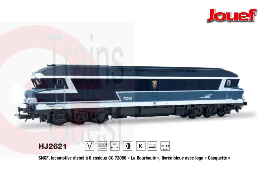 Locomotives Jouef en fonction sonore pour modélisme ferroviaire à l'échelle HO