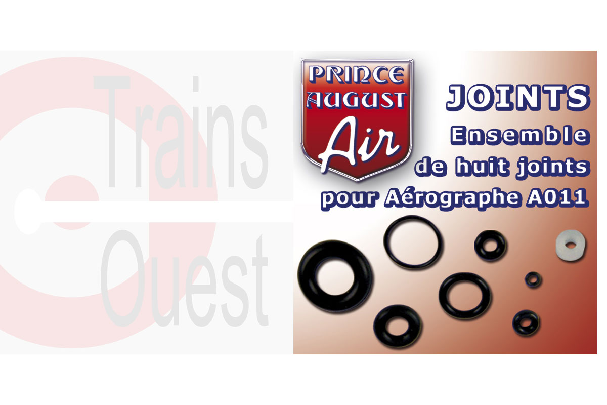 Joints pour aérographe A011 - Trains Ouest