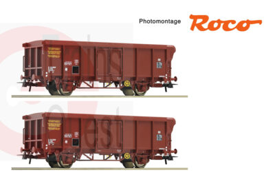 ROCO set 2 wagons à toit roulant (réservation)