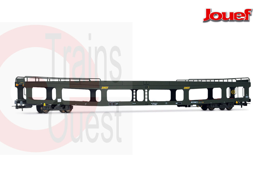 Bigjigs Rail Train De Pompiers En Bois - Circuit Train Jouet Éducatif - Compatible Avec Autres Marques