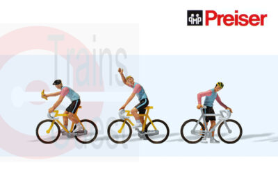 PREISER équipe de 3 cyclistes en course