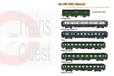 LSM ModelsWorld coffret de 6 voitures « Mistral » Paris-Nice