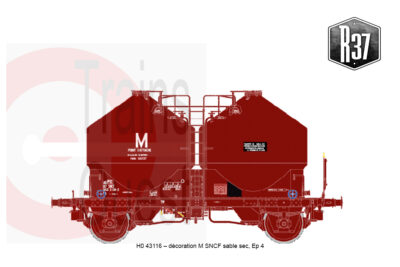 R37 wagon cimentier transport de sable