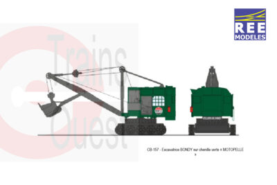 REE Excavatrice Bondy sur chenille