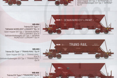 REE wagons trémie EX série 6