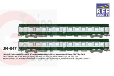 REE ACCESS set 2 voitures AMBULANCE